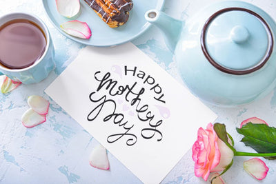 mothers day collection teapot and card