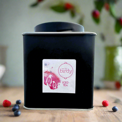 Queen of berries tea tin 