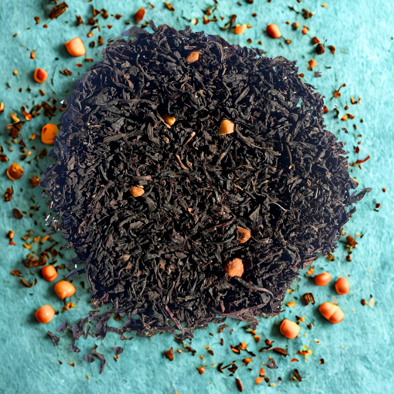 Crème caramel black tea