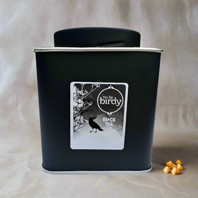 Caramel black tea tin 