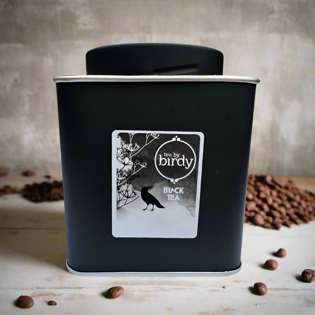 Chocolate tea tin 
