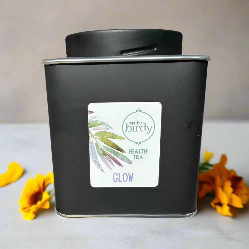 Glow tea tin