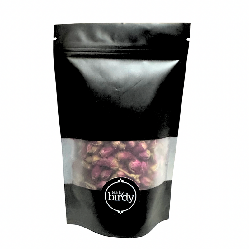 Red rose buds in packaging 