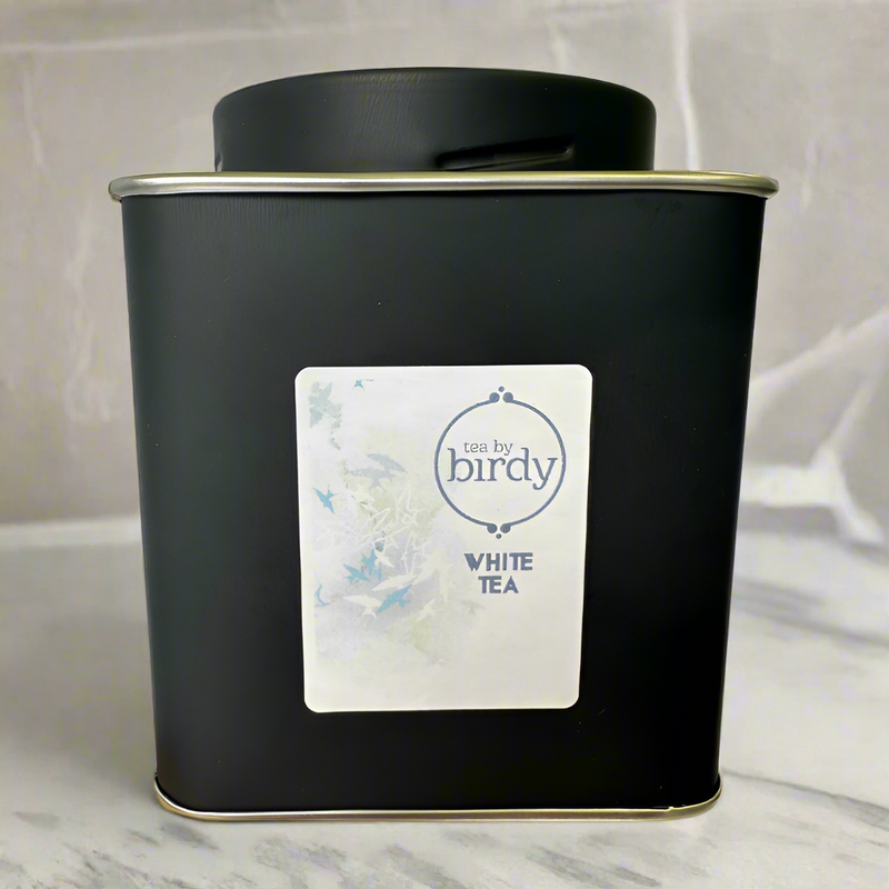 White tea tin 