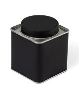 Tea tin - black