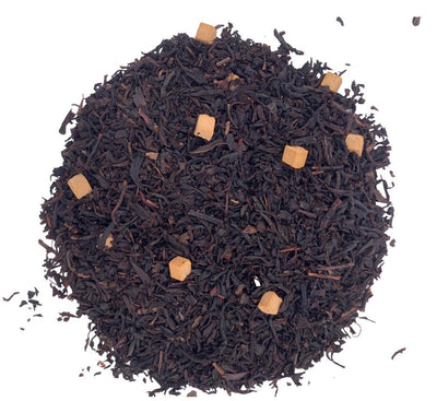 Creme caramel loose leaf black tea