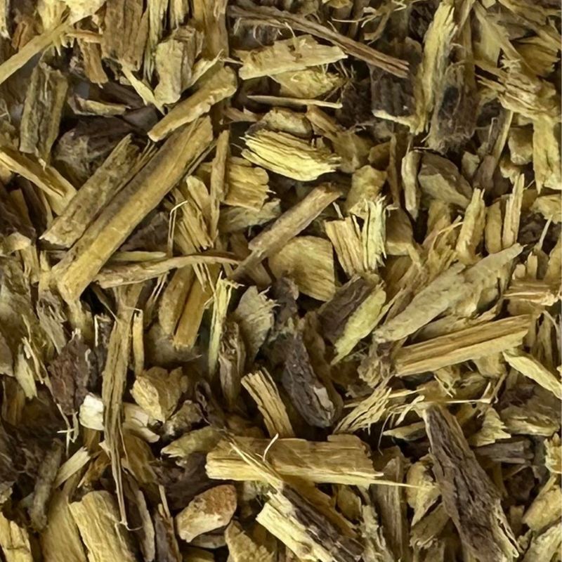 liquorice root tea close up