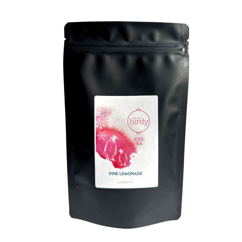 Pink lemonade iced tea fruit infusion packaging
