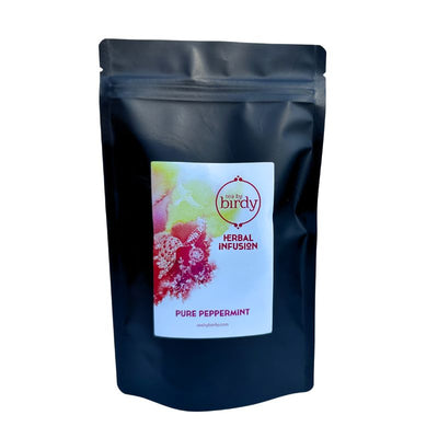 pure peppermint loose leaf tea - packaging