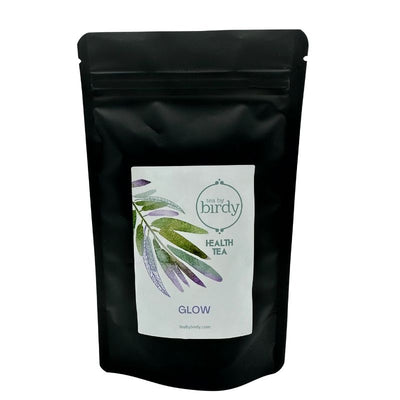 Glow tea - loose leaf health tea packaing