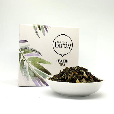 arthritis loose leaf health tea with bowl and gift box