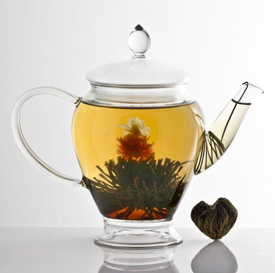 flowering tea - strawberry sundae black tea