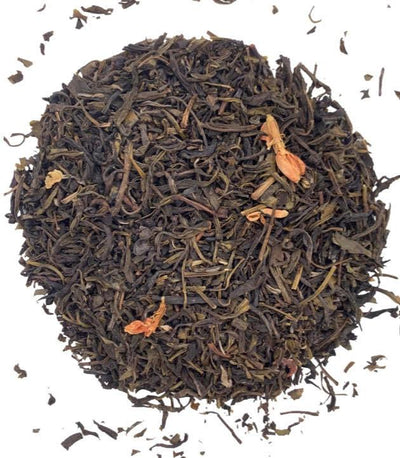 Ceylon Orange Blossom loose leaf black tea with orange pieces