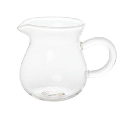 Glass milk jug 80ml.  Perfect for tea for one.