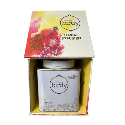 Rooibos tea in tin in a gift box