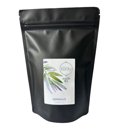 menopause loose leaf organic tea packaging