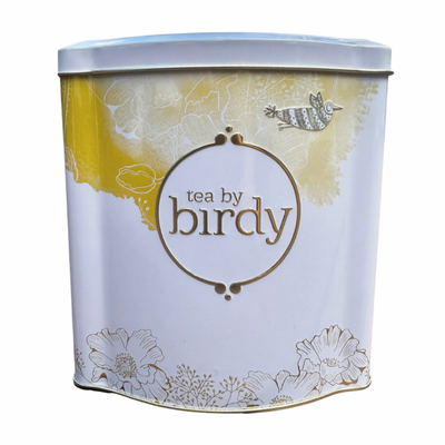 Organic green tea in large tea by birdy tea tin